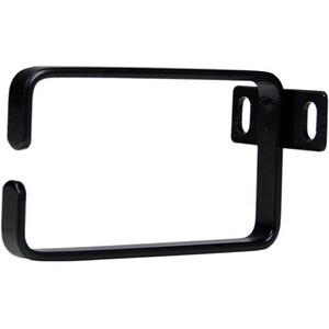 StarTech.com 1U Vertical Server Rack Cable Management D-Ring Hook - 2.2x3.9in (5.7x10cm) - D-ring - Black - 1U Rack Height