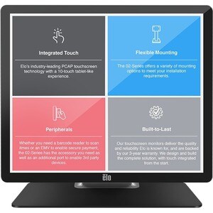 Monitor LCD Touchscreen Elo 2402L - 16:9 - 15 ms - 60,5 cm (23,8") Viewable - Capacitiva a proiezione - Schermo multi-touc