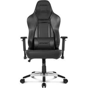 AKRacing Office Series Obsidian Computer Chair - Carbon Fiber Pleather Seat - Carbon Fiber Pleather Back - Black Steel, Me