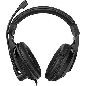 Adesso Xtream H5 - 3.5mm Stereo Headset with Microphone - Noise Cancelling - Wired- Lightweight - Works with Computer, Tab
