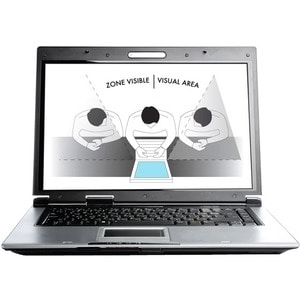 Urban Factory Secret Anti-glare Privacy Screen Filter - For 33.8 cm (13.3") LCD Notebook - 16:9 - Fingerprint Resistant, S