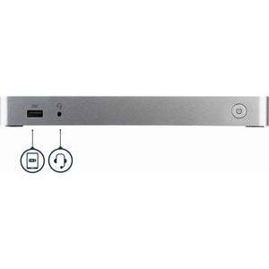 StarTech.com Dual Monitor USB C Docking Station w/ 60W Power Delivery - USB 3.1 Gen 1 Type C to HDMI or DVI - 5x USB - Win