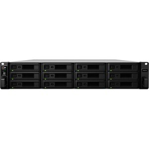 Synology RackStation RS3618XS 12 x Total Bays SAN/NAS Storage System - Intel Xeon D-1521 Quad-core (4 Core) 2.40 GHz - 8 G