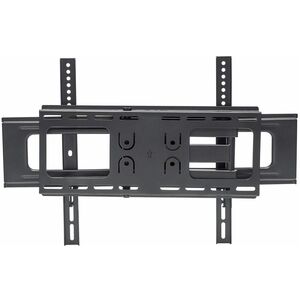 SOPORTE DE PARED PARA TV MOVIMIENTO ARTICULADO PANTALLAS CURVAS O PLANAS DE 37" A 70" 50 KG NEGRO - Manhattan Montaje Univ