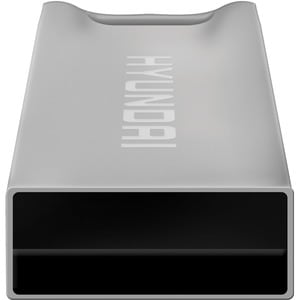 Hyundai Bravo Deluxe 16GB High Speed Fast USB 2.0 Flash Memory Drive Thumb Drive Metal, Silver - Durable, lightweight USB 