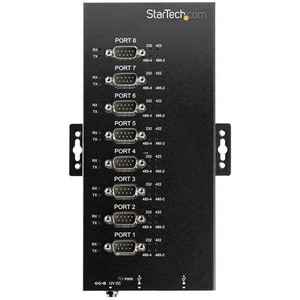StarTech.com 8-Port Industrial USB to RS-232/422/485 Serial Adapter - 15 kV ESD Protection - USB to Serial Adapter - USB -