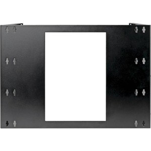 Tripp Lite by Eaton 8U Wall-Mount Bracket for Small Switches and Patch Panels, Hinged - 40 lb Load Capacity - Black