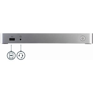 StarTech.com USB Type C Docking Station for Notebook - 100 W - Dual monitor USB C dock w/ 4x USB-A, USB-C, GbE, headset au