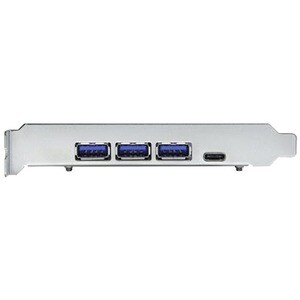StarTech.com 4 Port USB 3.1 PCIe Card - 3x USB-A and 1x USB-C - 2x Dedicated Channels - USB C PCIe Card - USB 3.1 - 10Gbps