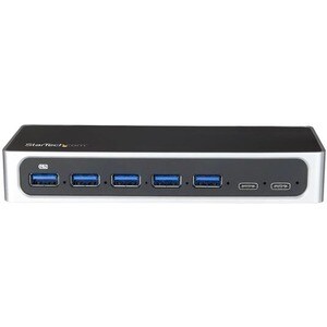 StarTech.com USB Hub - USB Type B - Desktop - Black, Silver - UASP Support - 7 Total USB Port(s) - 5 USB 3.0 Port(s) - PC,