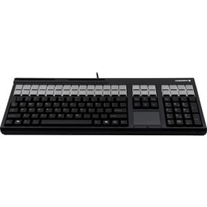 CHERRY LPOS (Large Point of Sale) MSR Touchpad Keyboard - 127 Keys - QWERTY Layout - 42 Relegendable Keys - Magnetic Strip