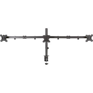 Neomounts Neomounts Pro FPMA-D550D3BLACK Desk Mount for Flat Panel Display - Black - 3 Display(s) Supported - 68.6 cm (27"