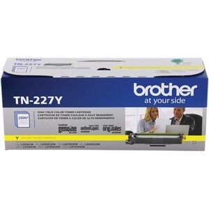 Brother TN-227Y Original High Yield Laser Toner Cartridge - Yellow - 1 Each - 2300 Pages