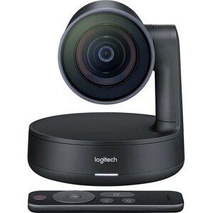 Logitech Video Conferencing Camera - 13 Megapixel - 60 fps - Matte Black, Slate Grey - USB 3.0 - 3840 x 2160 Video - Auto-