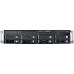 Advantech HPC-7282 2U 8 Bays Server Chassis (w/o PSU) - Rack-mountable - 2U - 11 x Bay - 0 - Micro ATX, ATX Motherboard Su