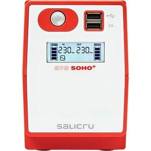 SAI de línea interactiva Salicru SPS SOHO+ SPS 500 SOHO+ - 500 VA/300 W - Torre - 4 Hora(s) Tiempo de Recarga de Batería -