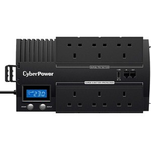 CyberPower BR1200ELCD-UK Line-interactive UPS - 1.20 kVA/720 W - Compact - AVR - 8 Hour Recharge - 2 Minute Stand-by - 230