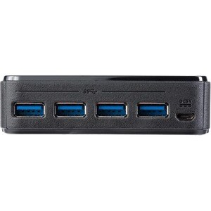 StarTech.com HBS304A24A, 5 Gbit/s, Mikro-USB Typ-B, Schwarz, Kunststoff, CE, FCC, REACH, 0 - 40 °C