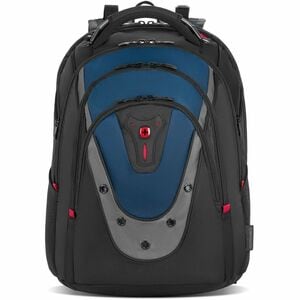 Wenger IBEX 27316060 Carrying Case (Backpack) for 17" Notebook - Blue, Gray, Black - Shock Absorbing Shoulder Strap, Drop 