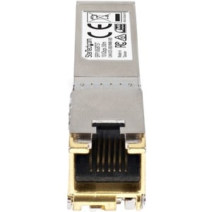 StarTech.com SFP10GBTCST. SFP transceiver type: Kupfer, Maximum data transfer rate: 10000 Mbit/s, Schnittstelle: SFP+. Pro