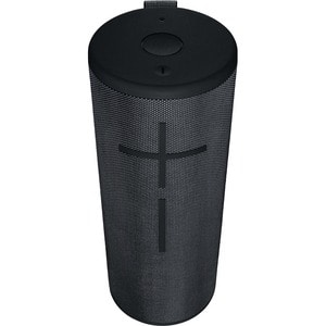 Ultimate Ears MEGABOOM 3 Portable Bluetooth Speaker System - Night Black - 60 Hz to 20 kHz - Battery Rechargeable - USB