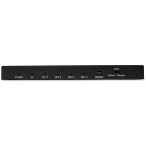 StarTech.com 4 Port HDMI Splitter - 4K 60Hz - 1x4 Way HDMI 2.0 Splitter - HDR - ST124HD217 - Displays the same image with 