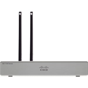 Cisco 1100 C1101-4PLTEP Router - 5 Ports - Management Port - Gigabit Ethernet - Desktop, Rack-mountable