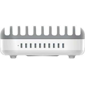Compulocks USB Charging Dock Station With EU power strip - New Compulocks 10 Ports USB Charging Hub - 10 USB ports - Cooli