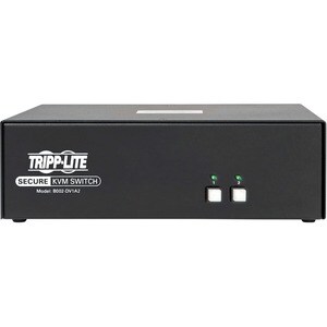 Tripp Lite by Eaton Secure KVM Switch, 2-Port, DVI to DVI, NIAP PP3.0 Certified, Audio, Single Monitor, TAA - 2 Computer(s