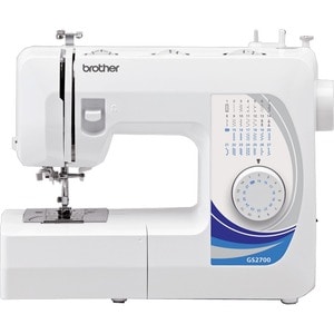 Brother Traditional Metal Chassis Sewing Machine - Horizontal Bobbin System - 27 Built-In Stitches - Automatic Threading -