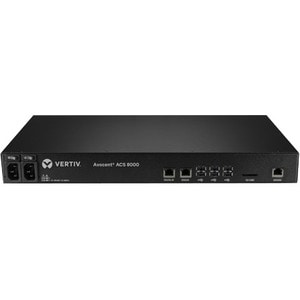 Vertiv AVOCENT ACS ACS8048MDDC-404 Device Server - 1 GB - DDR3 SDRAM - Twisted Pair, Optical Fiber - 2 x Network (RJ-45) -