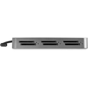 StarTech.com 6-Slot Thunderbolt 3 SD Card Reader - Portable - SD / SDHC / SDXC - SD 4.0 UHS-II - TAA Compliant - Powered t