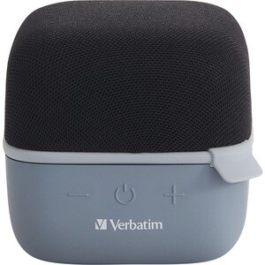 Verbatim Bluetooth Speaker System - Black - 100 Hz to 20 kHz - TrueWireless Stereo - Battery Rechargeable - 1 Pack