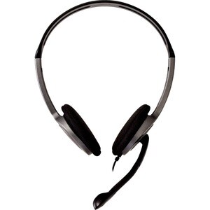 V7 HA212-2EP Wired Over-the-head, On-ear Stereo Headset - Black, Dark, Grey - Binaural - Supra-aural - 32 Ohm - 20 Hz to 2