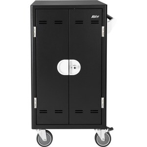 AVer AVerCharge X30i 30 Device Intelligent Charging Cart - 4 Casters - 5" Caster Size - Steel, Plastic - 25.1" Width x 25.