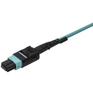 StarTech.com 3m (10ft) MTP(F)/PC to 4x LC/PC Duplex Breakout OM3 Multimode Fiber Optic Cable, 40G, Low Insertion Loss, Fib