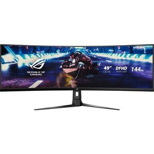 Monitor LCD da gaming Asus ROG Strix XG49VQ 1244,6 mm (49") Class Doppio Full HD (DFHD) Schermo curvo - 32:9 - Nero - 124,