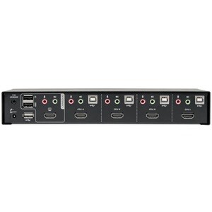 Eaton Tripp Lite Series 4-Port HDMI/USB KVM Switch with Audio/Video and USB Peripheral Sharing - 4 Computer(s) - 1 Local U