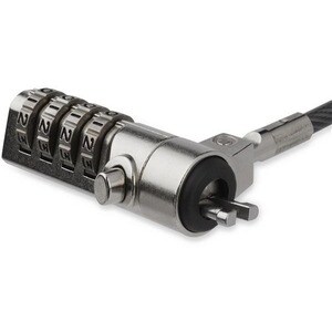 StarTech.com Câble de sécurité pour ordinateur portable avec charnière pivotante - 2m - Acier - 2 m Câble - Réinitialisabl