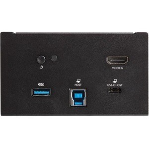 StarTech.com 4K USB-C oder USB-A Dockingstation Modul für Konferenztisch-Anschlussbox, 4k HDMI, 60W USB-C Power Delivery, 