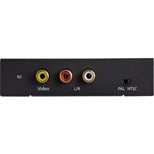 StarTech.com HDMI to RCA Converter Box with Audio - Composite Video Adapter - NTSC/PAL - 1080p - For Yellow, White and Red