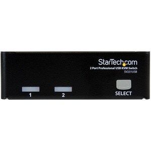StarTech.com 2 Port Professional USB KVM Switch Kit with Cables - 2 Computer(s) - 1 Local User(s) - VGA, SVGA - 1920 x 144