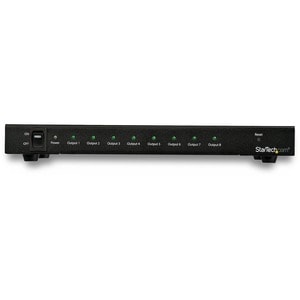 StarTech.com 8-Port 4K 60Hz HDMI Splitter - HDR Support - HDMI 2.0 Splitter - 7.1 Surround Sound Audio - Displays the same