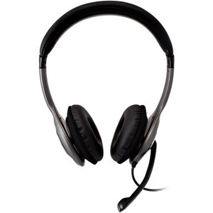 V7 Deluxe USB Stereo Headphones with Microphone - Stereo - USB - Wired - 32 Ohm - 20 Hz - 20 kHz - Over-the-head - Binaura