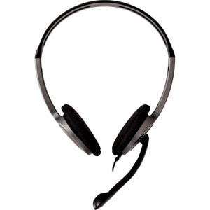 V7 HA212-2EP Kabel Kopfbügel, Auf den Ohren Stereo Headset - Schwarz, Dunkel, Grau - Binaural - Ohraufliegend - 20 Hz bis 