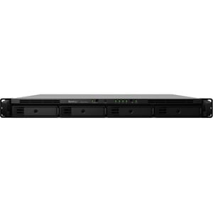 4-bay RackStation (up to 16-bay) Quad Core 2.2 GHz 8GB RAM (up to 64GB) 10GbE NIC support (optional) Built-in M.2 NVMe/SAT