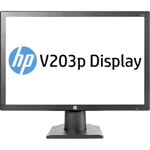 HP V203p HD LCD Monitor - 16:10 - 19.5" (49.5 cm) Viewable - LED Backlight - 1400 x 900 - 250 cd/m² - 8 ms - VGA
