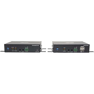 Eaton Tripp Lite Series DisplayPort over Fiber Extender Kit, Transmitter/Receiver, 4K, 4:4:4, RS-232, IR, Multimode LC, 98