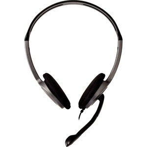 Casque stéréo léger V7, arceau réglable et ergonomique, microphone omnidirectionnel suppresseur de bruit avec rotation à 2