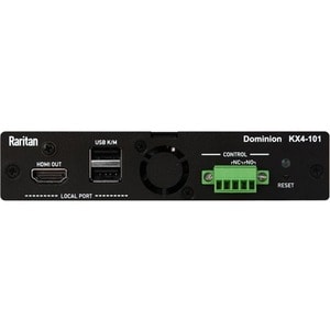 Raritan Dominion KX IV-101 KVM Switchbox - 1 Computer(s) - 1 Local User(s) - 4096 x 2160 - 1 x Network (RJ-45) - 3 x USB -